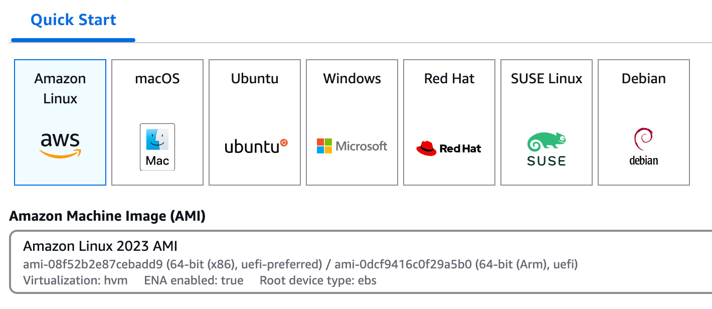 选择Amazon Linux AMI